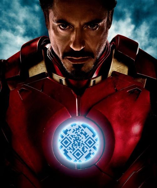 Файл:Iron Man QR code.jpg